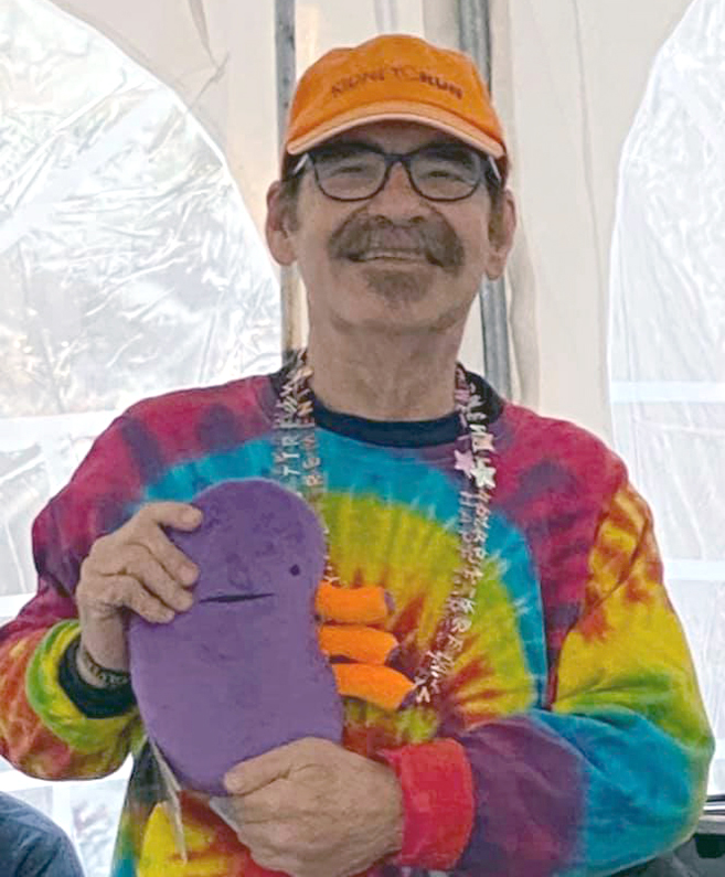Bob Meyer at retirement party in 2020