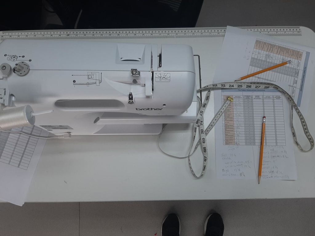 sewing machine, measurements, measuring tape