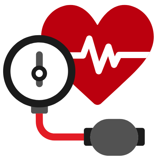 Blood pressure_heart_ekg graphic