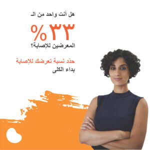 33% campaign ad in Arabic